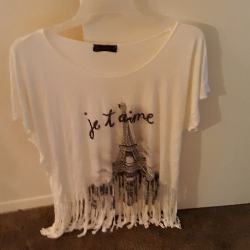 Annabelle fringed blouse